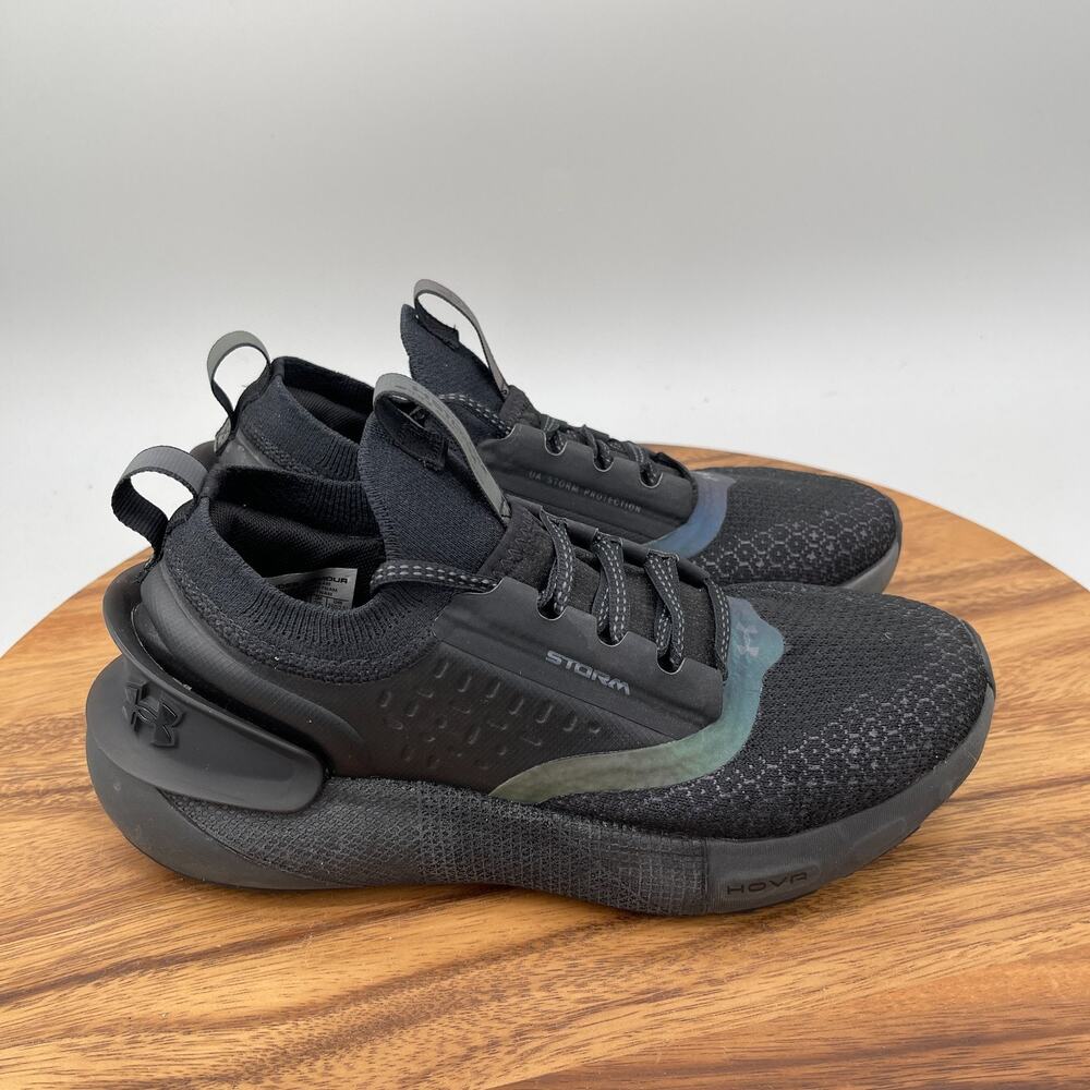 Under Armour HOVR Phantom 3 Storm Shoes Womens Size 8.5 Black Running Jogging